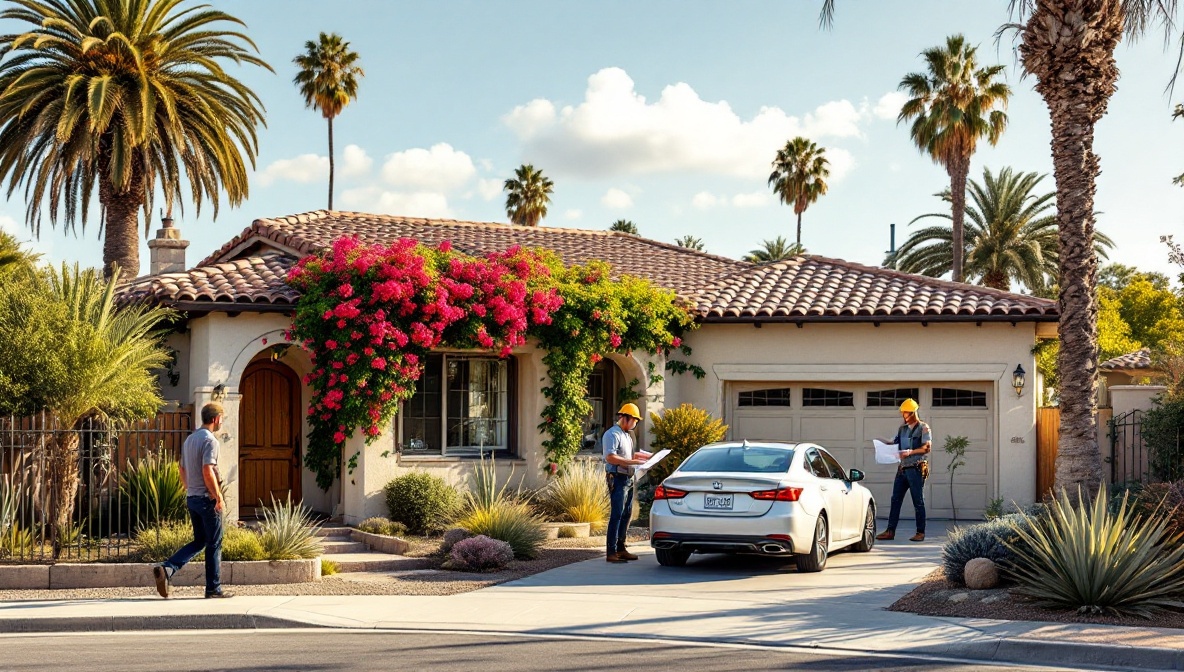 home improvement san diego illustration