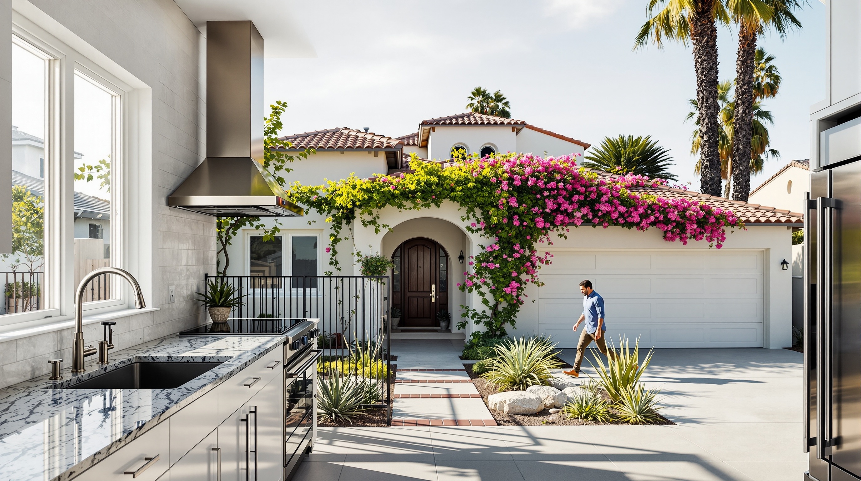 home renovation san diego illustration