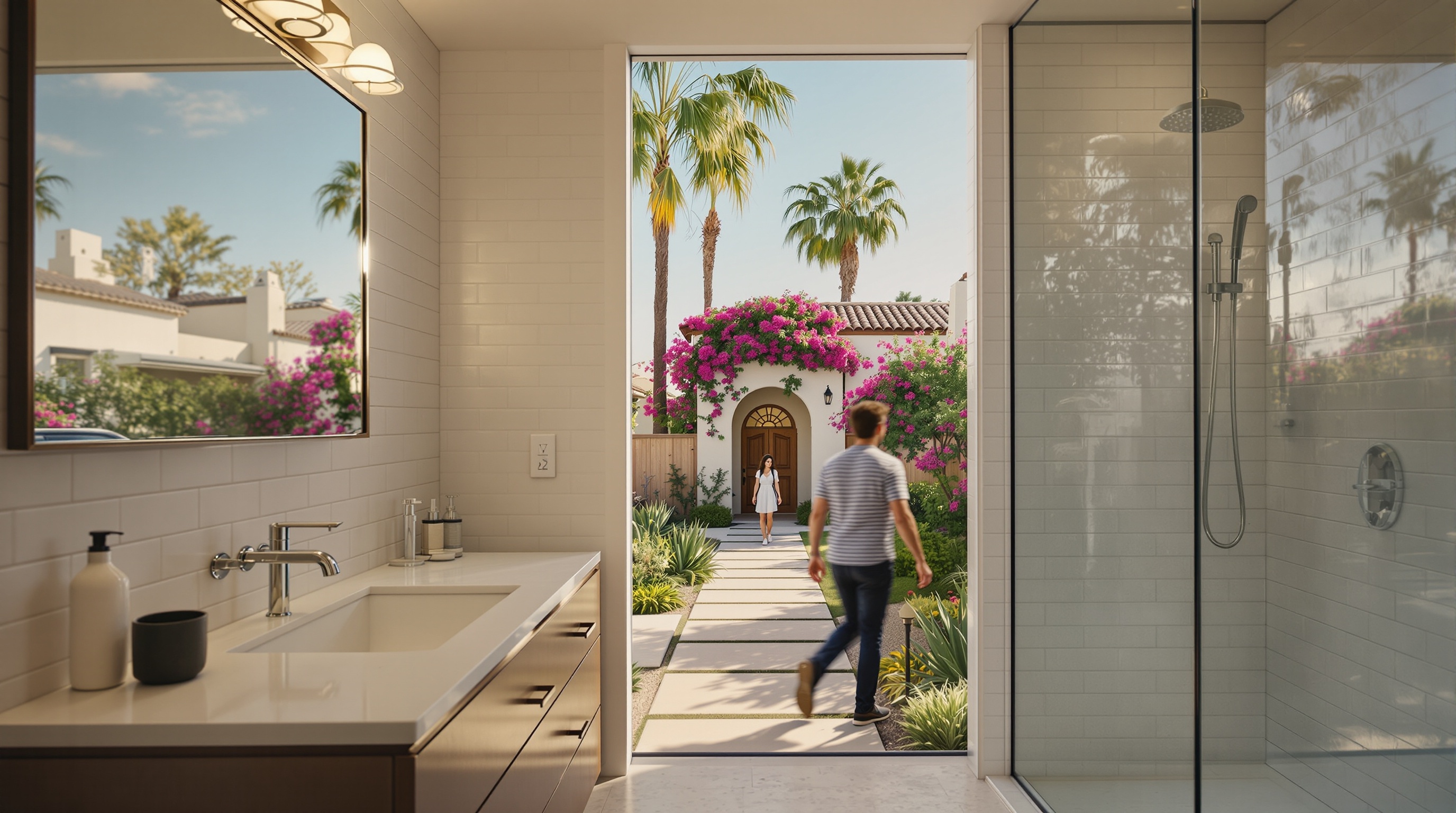 home renovation san diego illustration