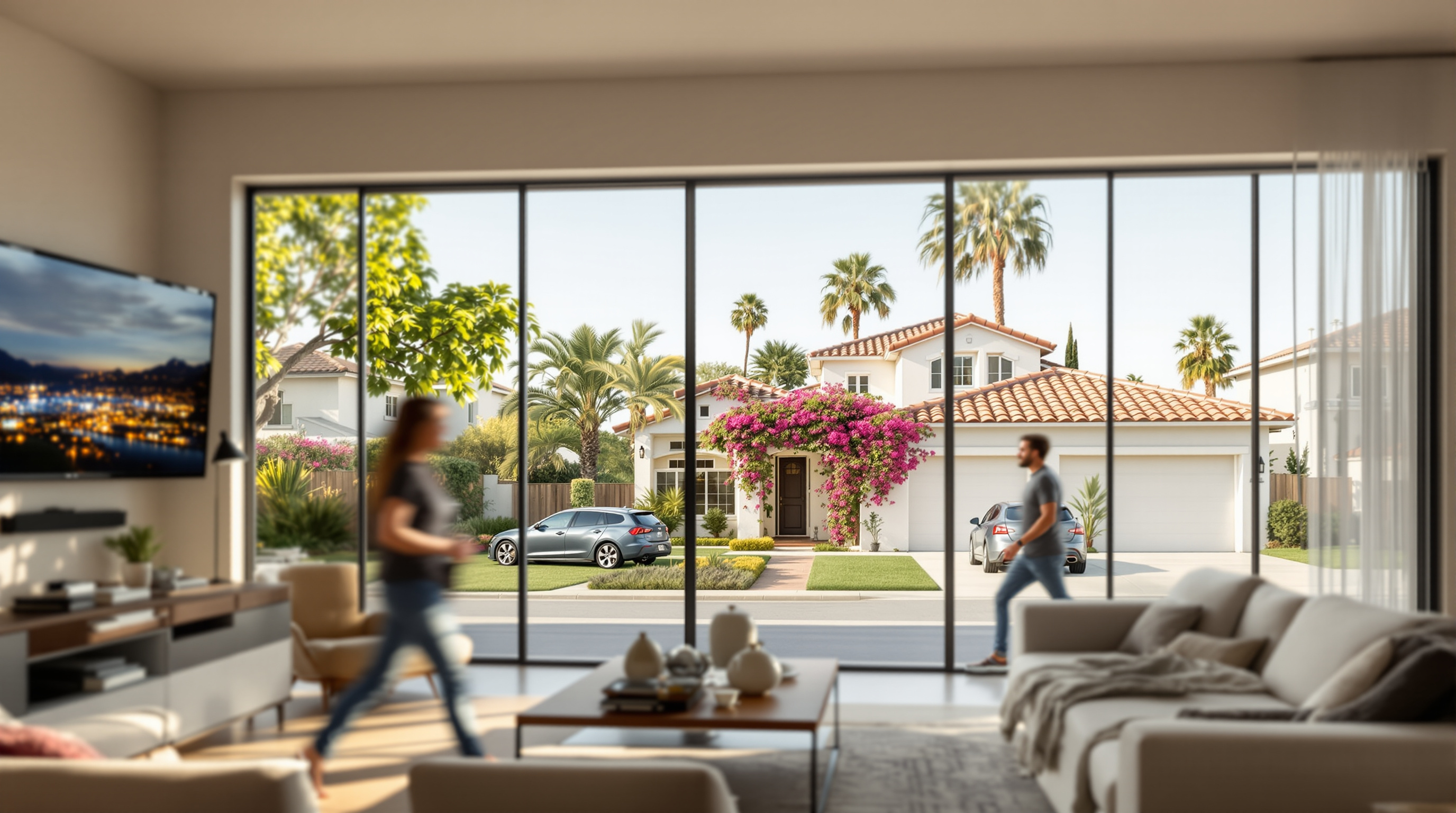 buying a home in San Diego illustration